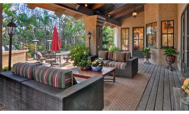 5259 La Glorieta Rancho Santa Fe, CA 92067 - Photo 4 of 25 Covered outdoor living area