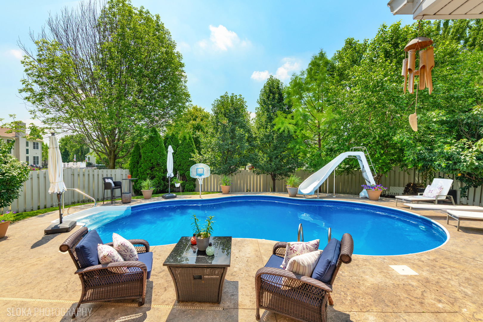 2308 Loop Road Algonquin, IL 60102 - Photo 37 of 73 a view of a swimming pool with a patio
