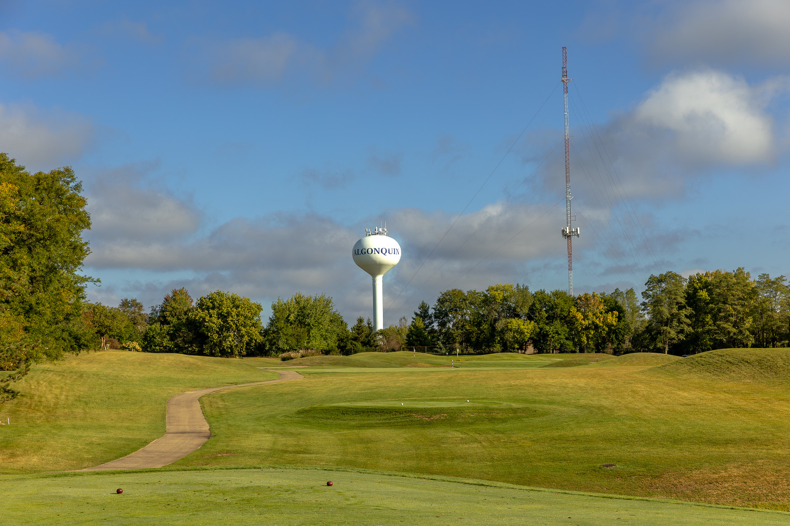 2308 Loop Road Algonquin, IL 60102 - Photo 57 of 73 a view of a golf course with a lake