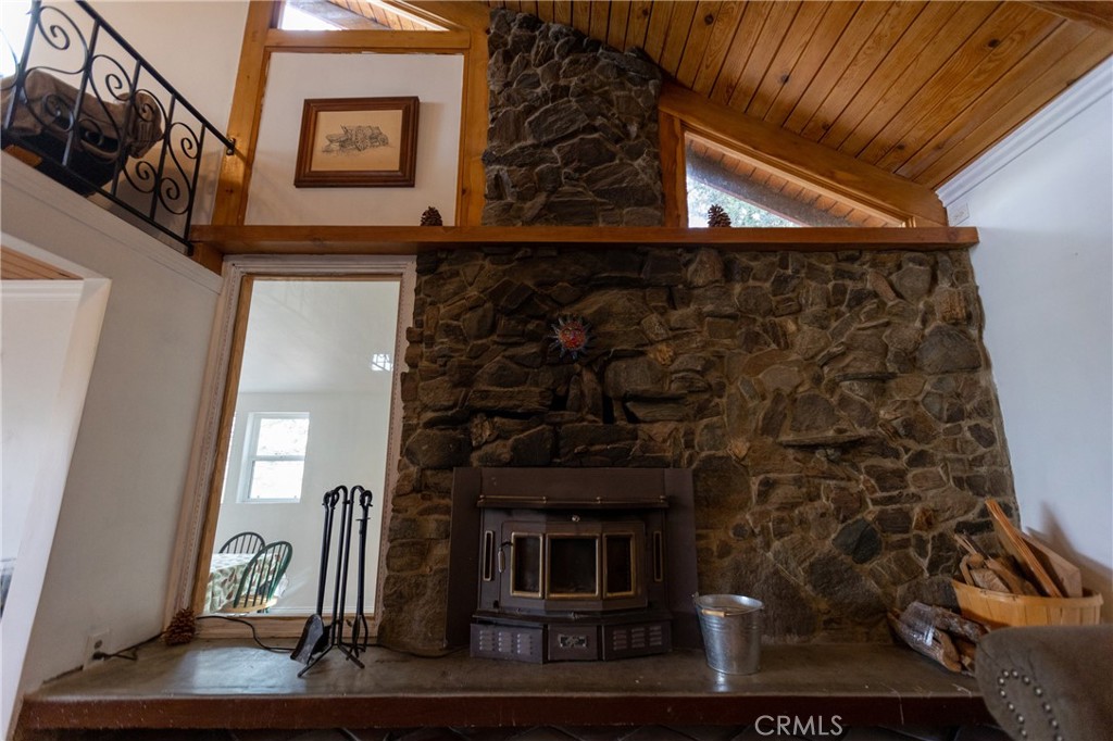 5218 Desert View Drive Wrightwood, CA 92397 - Photo 7 of 50 Fireplace Insert for cozy nights