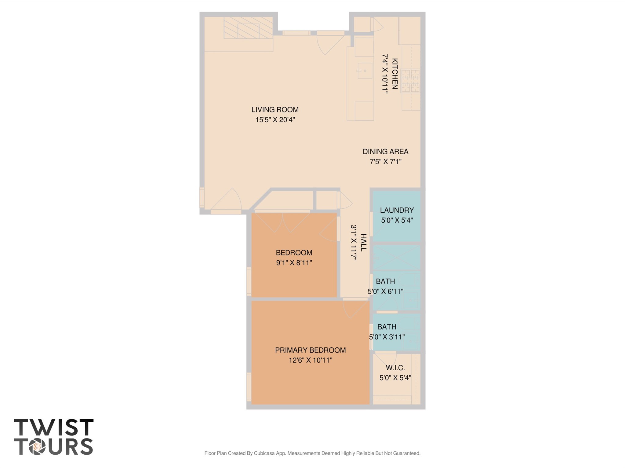 6501 Brush Country Road, Unit 120 Austin, TX 78749 - Photo 26 of 26 Floor plan