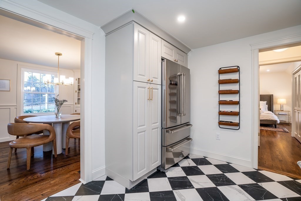 1051 Chesterfield Road Northampton, MA 01062 - Photo 18 of 42 a kitchen with stainless steel appliances granite countertop a refrigerator and a sink