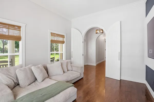 a view of a house with a porch