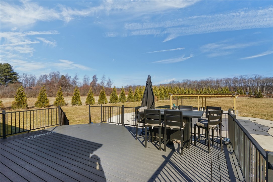 1275 Seven Mile Road Cranston, RI 02831 - Photo 36 of 41 Rear trex deck and yard