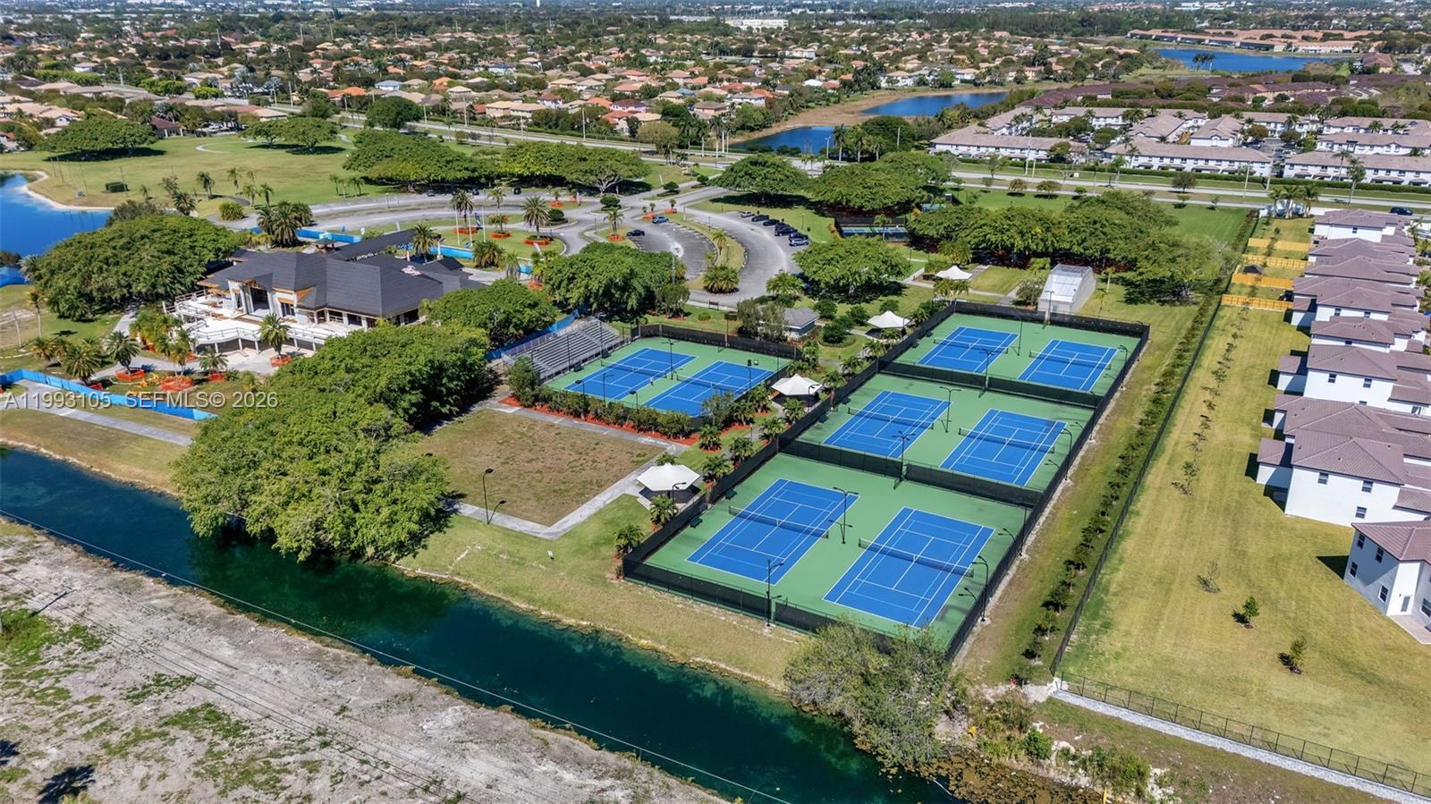 2425 Southeast 28th Drive, Unit 2425 Homestead, FL 33035 - Photo 71 of 98 an aerial view of a residential houses with outdoor space