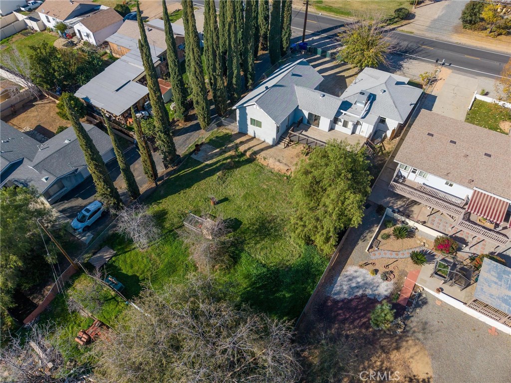 34789 Wildwood Canyon Road Yucaipa, CA 92399 - Photo 49 of 52 an aerial view of residential house with outdoor space