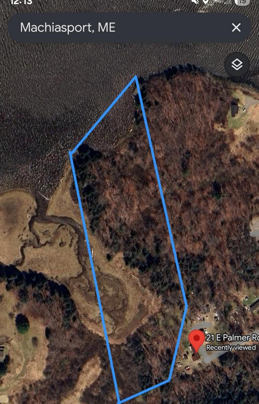 21 East Palmer Road Machiasport, ME 04655 - Photo 16 of 16 Satellite Property Lines Approx.