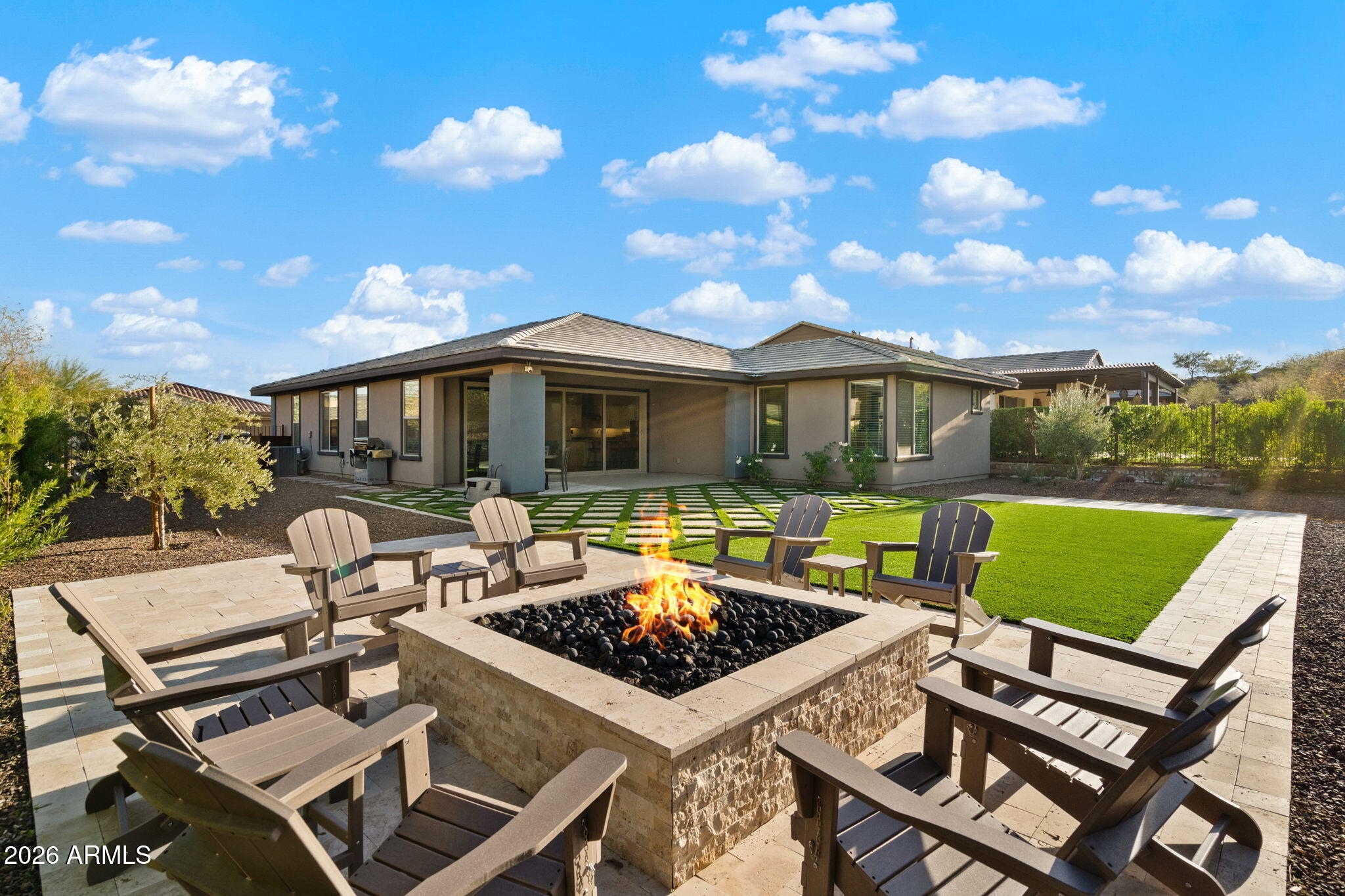 4638 Cactus Wren Road Wickenburg, AZ 85390 - Photo 21 of 31 a view of a yard with furniture