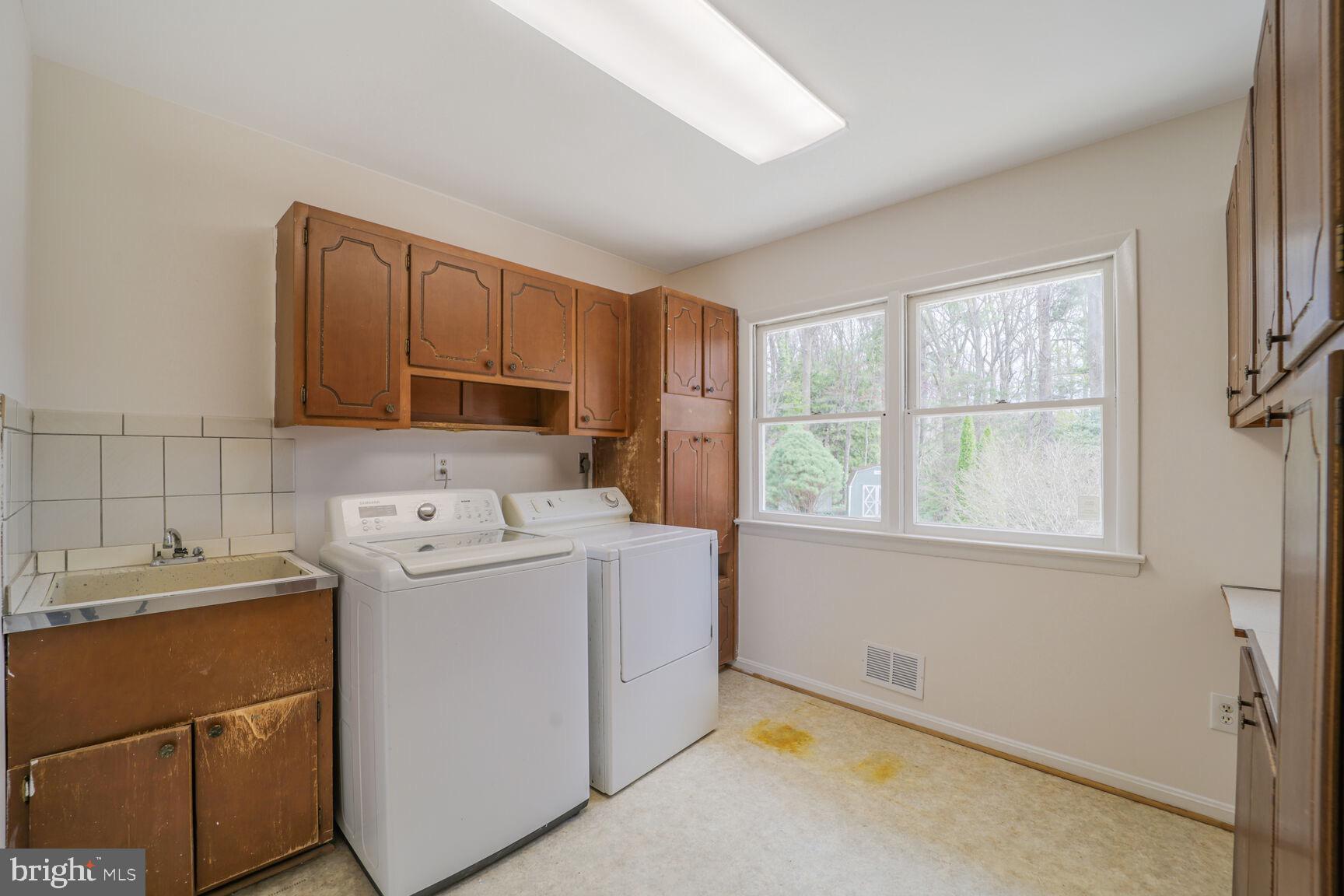 5017 Ravensworth Road Annandale, VA 22003 - Photo 25 of 40 a utility room with dryer and washer
