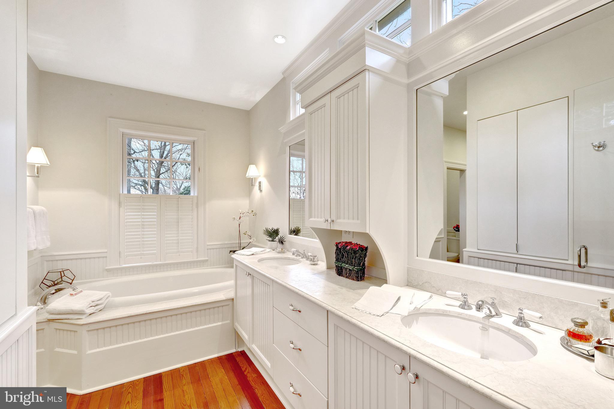4501 30th Street Northwest Washington, DC 20008 - Photo 32 of 58 Primary Bathroom has tub and separate shower