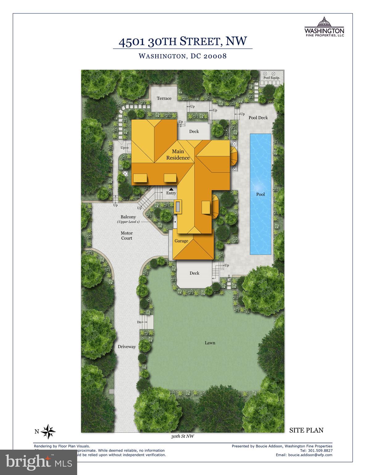 4501 30th Street Northwest Washington, DC 20008 - Photo 56 of 58 Site plan