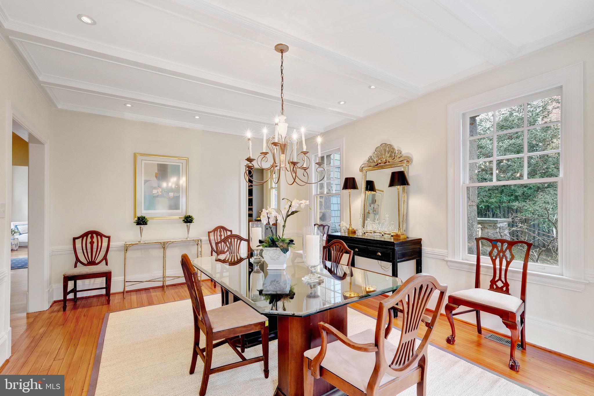4501 30th Street Northwest Washington, DC 20008 - Photo 6 of 58 Large dining room is formal and welcoming