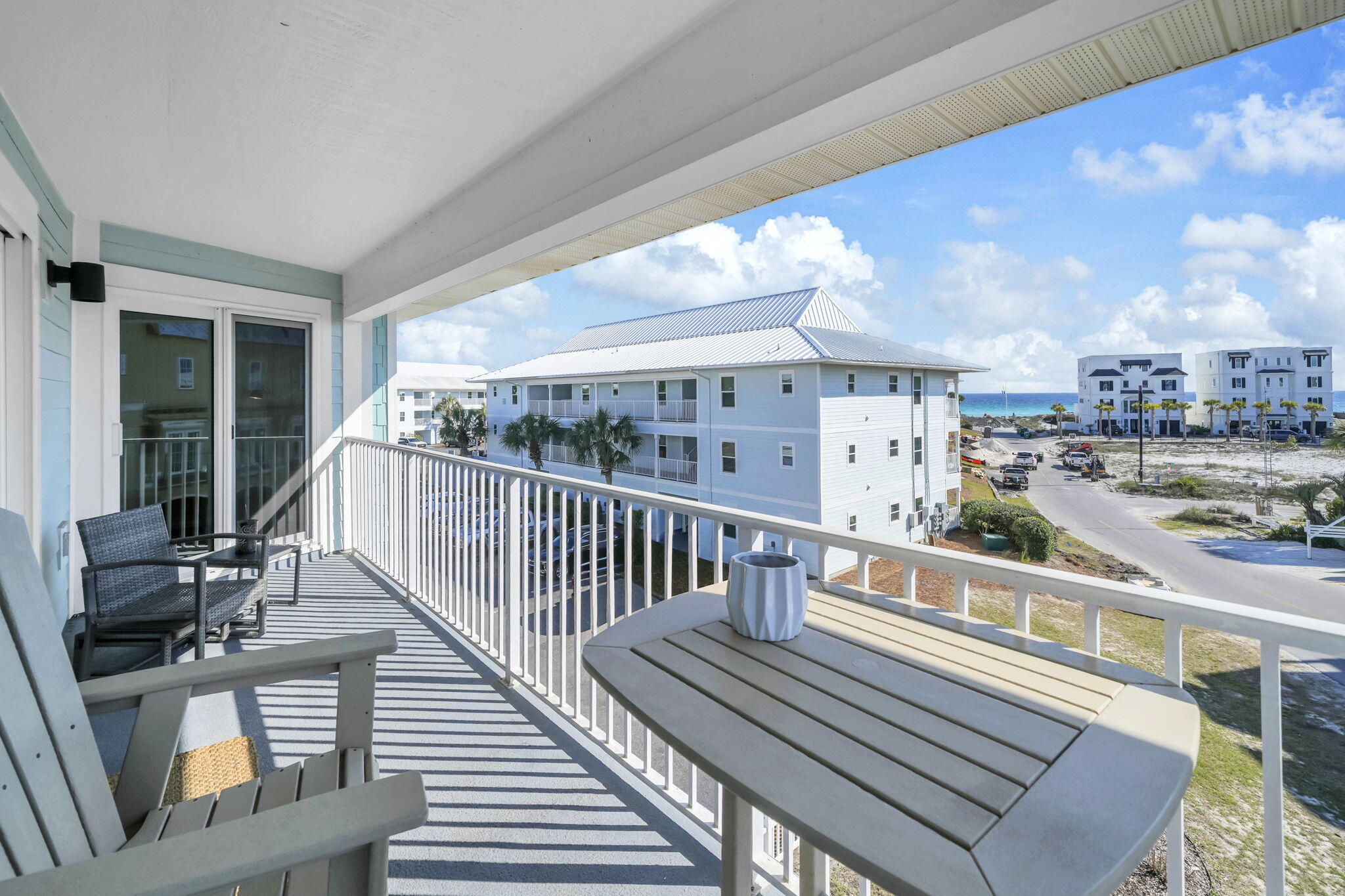11 Beachside Drive, Unit 131 Santa Rosa Beach, FL 32459 - Photo 15 of 25 a view of a balcony with wooden floor