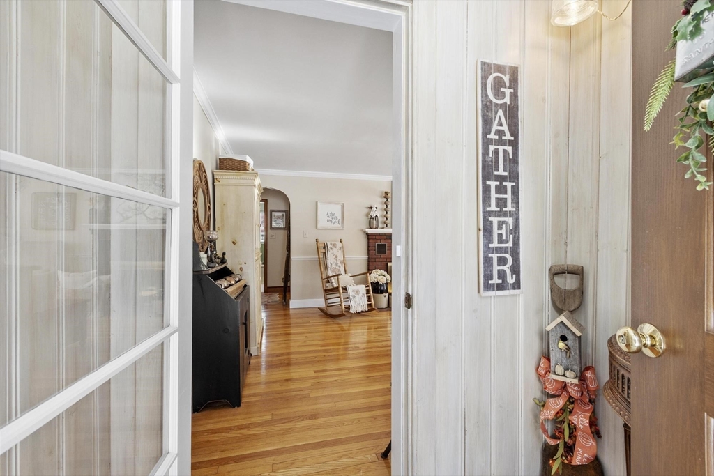 38 Knower Road Westminster, MA 01473 - Photo 2 of 40 a view of a hallway with wooden floor and staircase