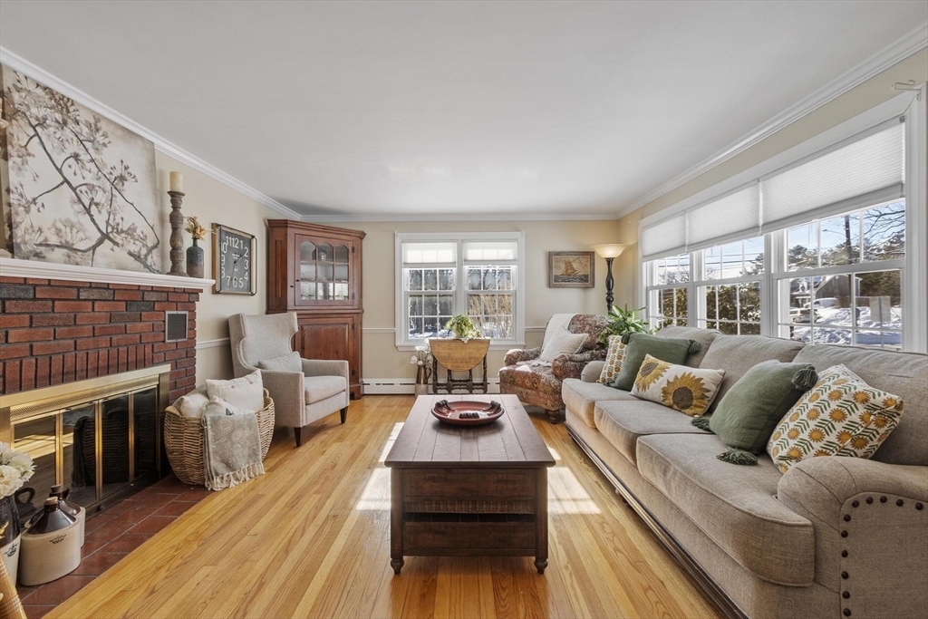 38 Knower Road Westminster, MA 01473 - Photo 4 of 40 a living room with furniture fireplace and flat screen tv