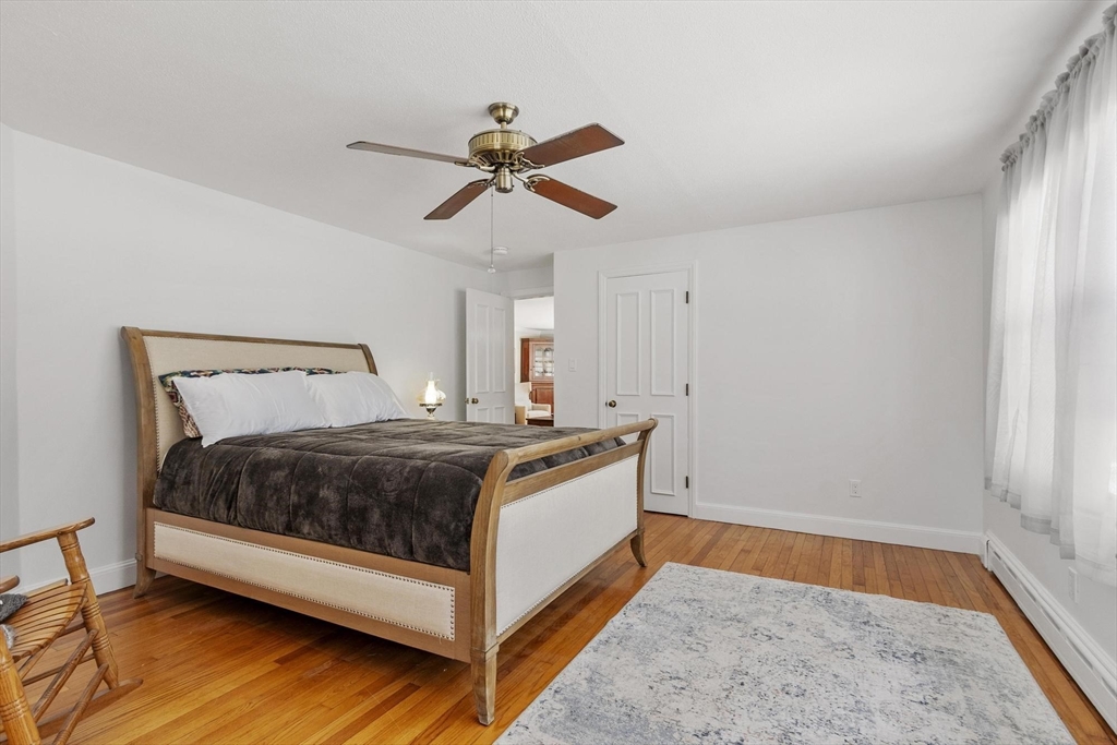 38 Knower Road Westminster, MA 01473 - Photo 10 of 40 a bedroom with a bed and ceiling fan