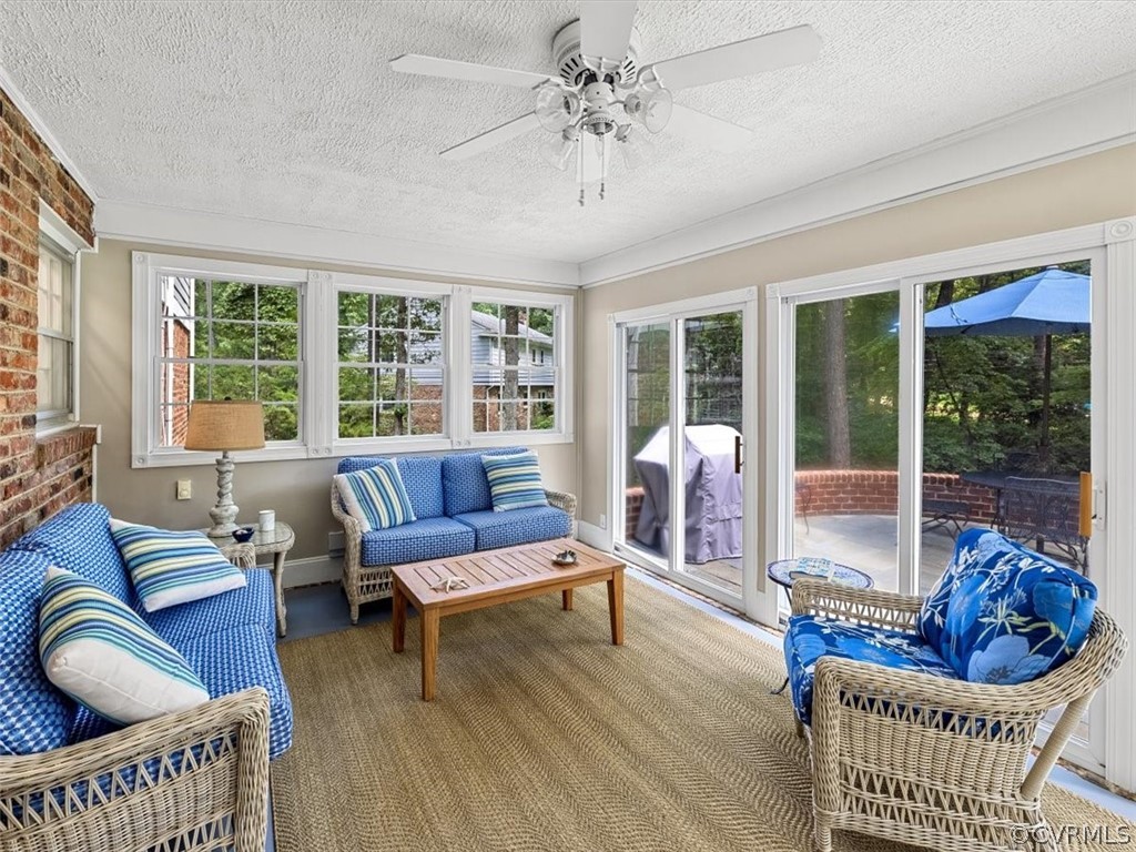 10511 Cherokee Road Richmond, VA 23235 - Photo 19 of 43 Off the rear, Sunroom has sweeping views of the re