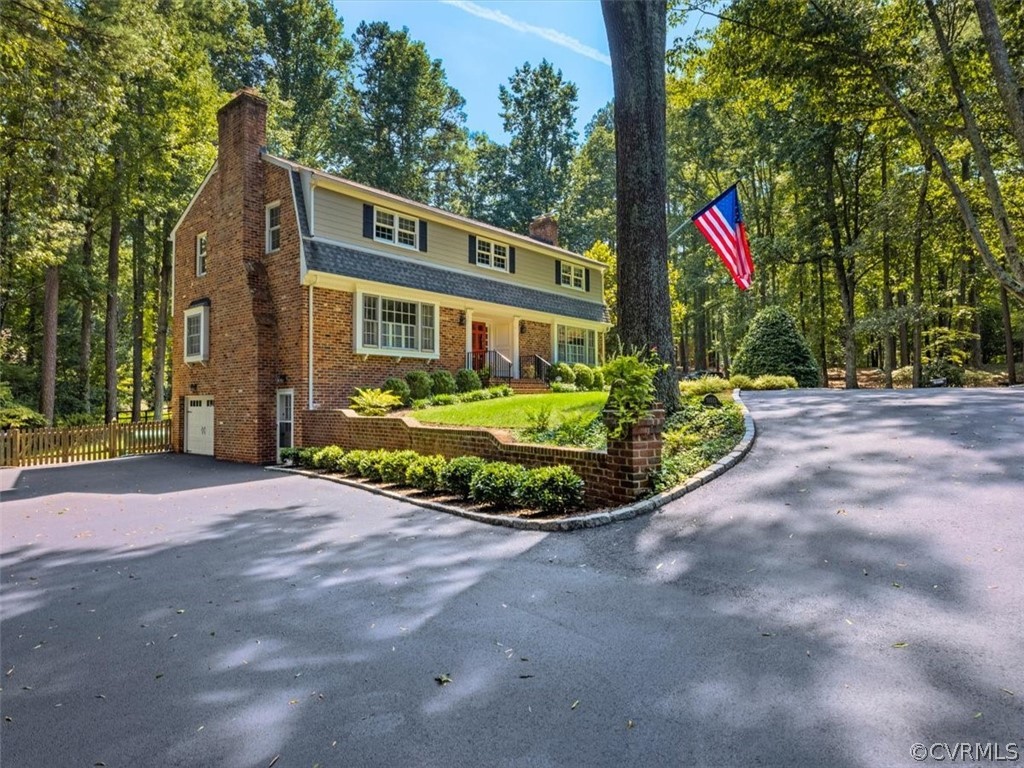 10511 Cherokee Road Richmond, VA 23235 - Photo 3 of 43 Driveway wraps to side of home and to attached Gar
