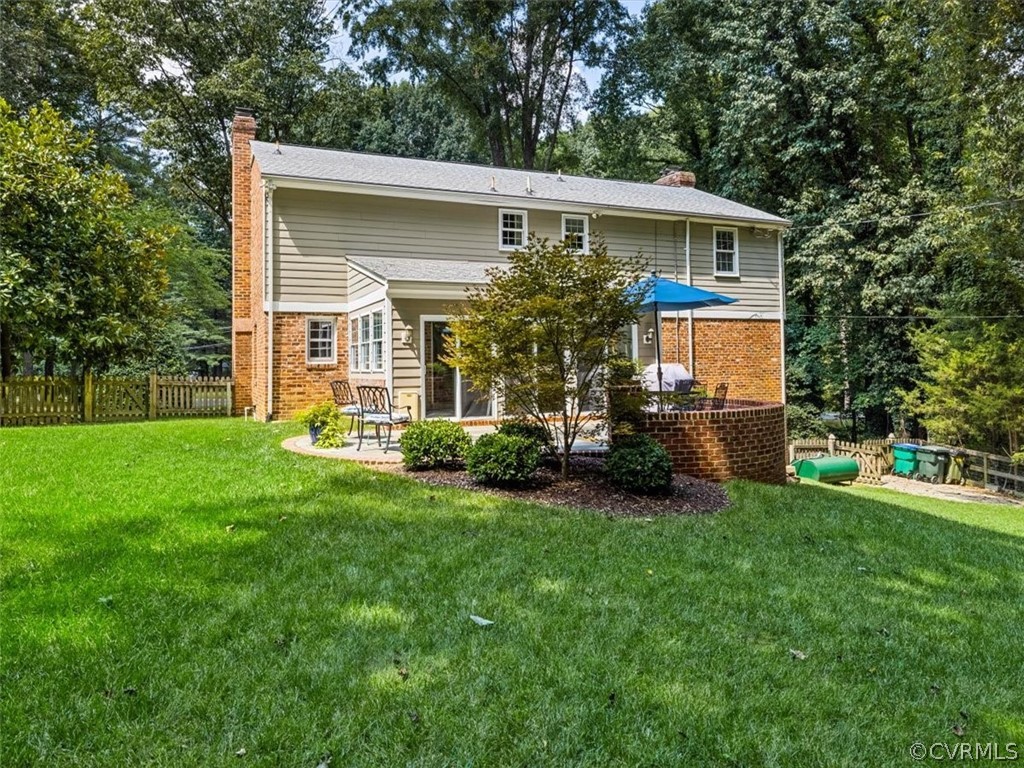 10511 Cherokee Road Richmond, VA 23235 - Photo 36 of 43 View from rear to Patio