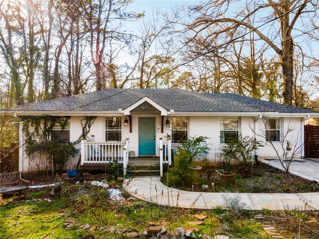995 Forrest Boulevard Decatur, GA 30030 - Photo 1 of 1 a front view of a house with garden
