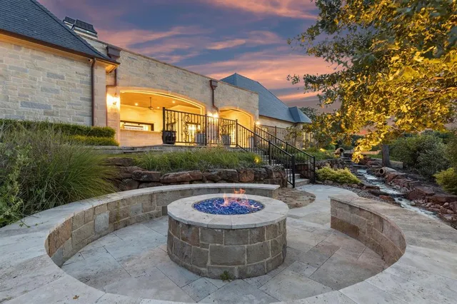 a view of a park with trees and a pathway