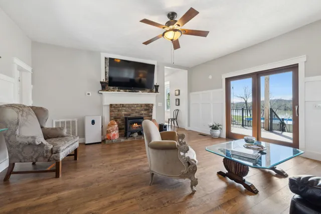 a kitchen with stainless steel appliances granite countertop a stove and a refrigerator