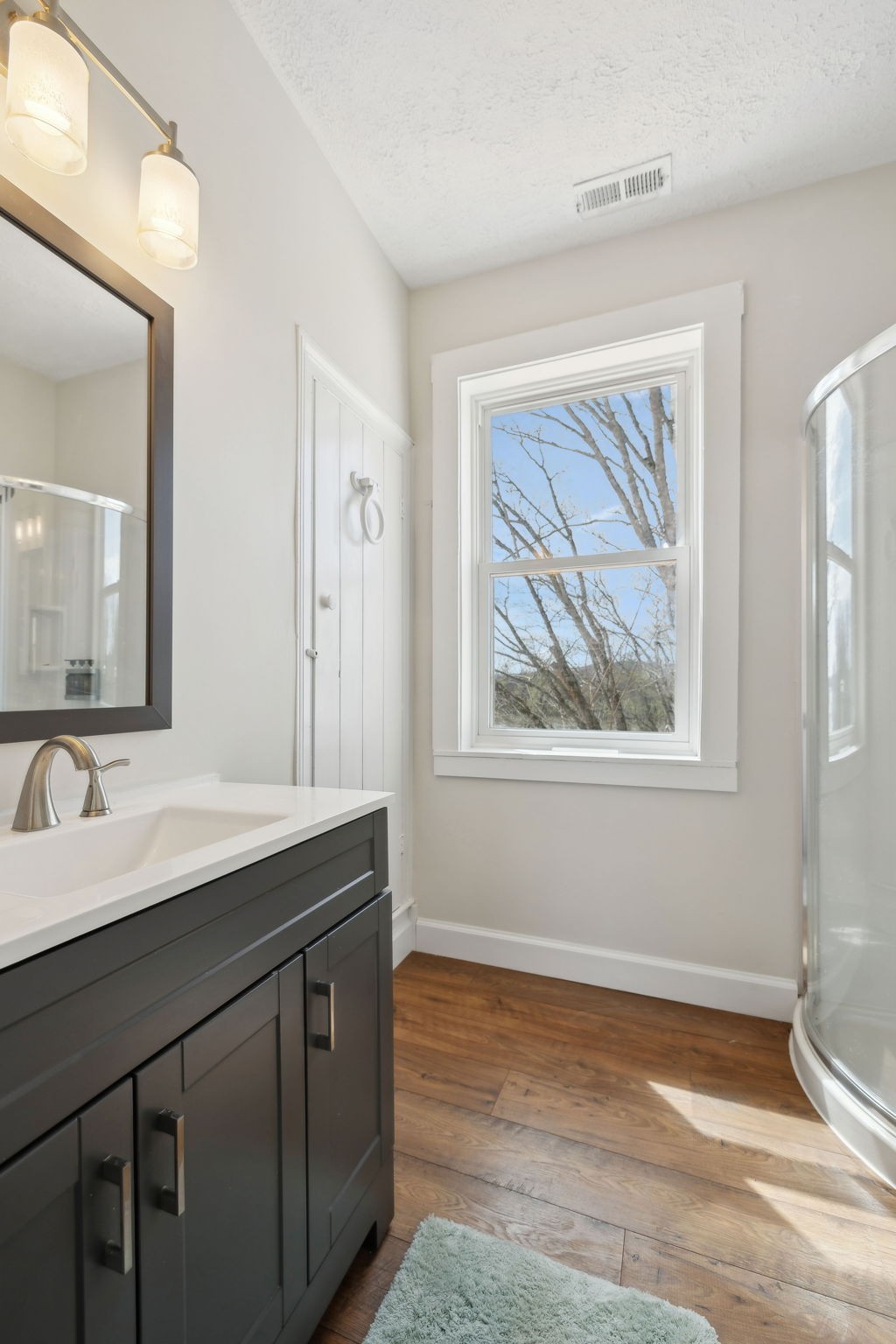 20 Bledsoe Borough Lane Riddleton, TN 37151 - Photo 38 of 72 a bathroom with a granite countertop sink mirror and a