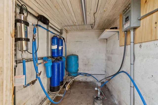 a view of an ocean and beach
