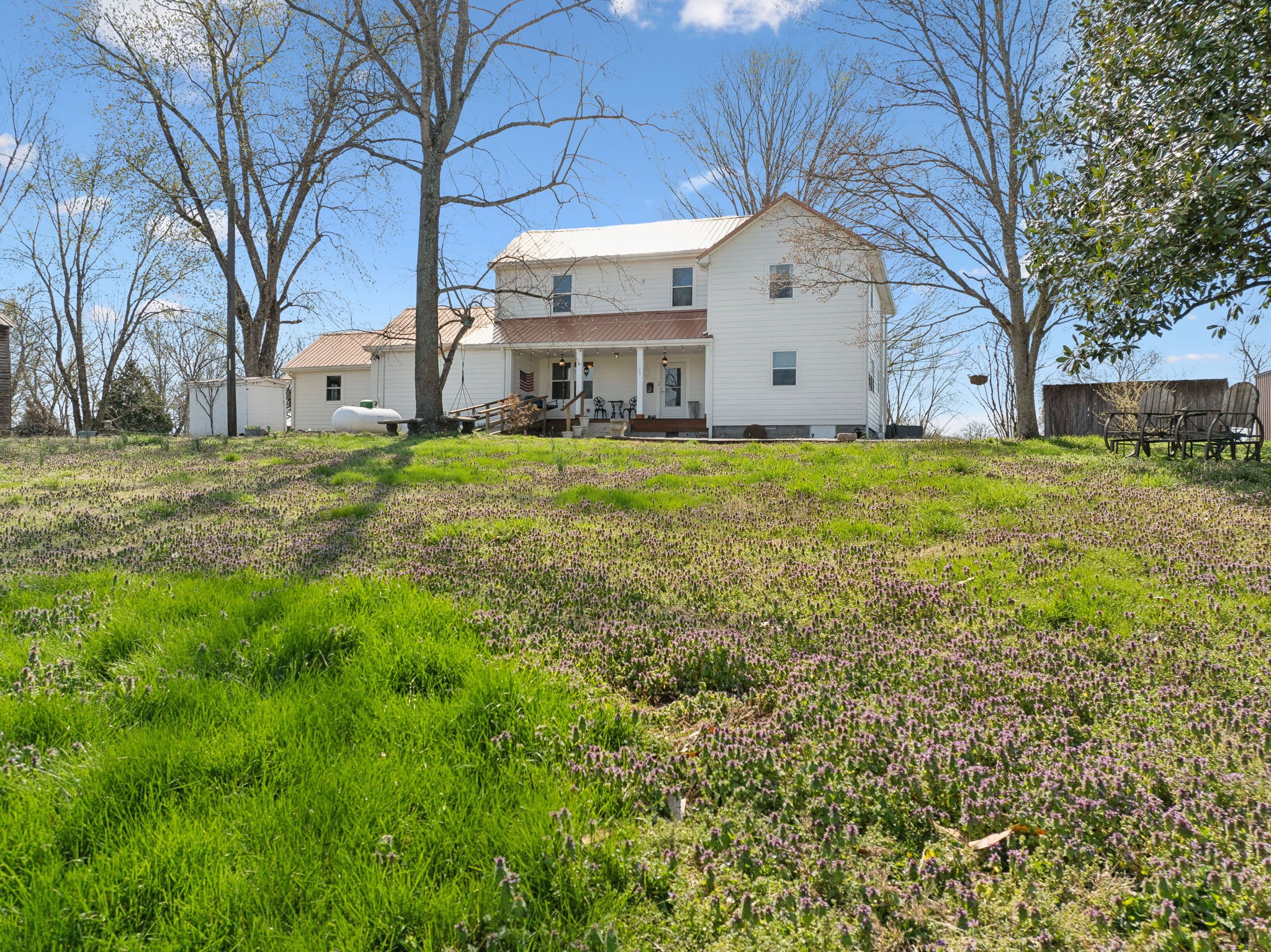 20 Bledsoe Borough Lane Riddleton, TN 37151 - Photo 6 of 72 a large tree in front of a white house