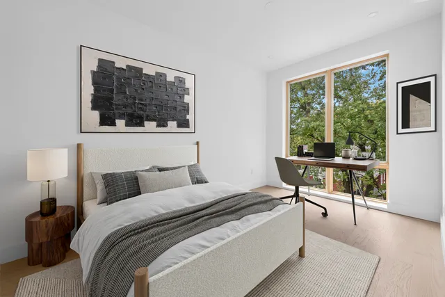 a kitchen with cabinets and appliances