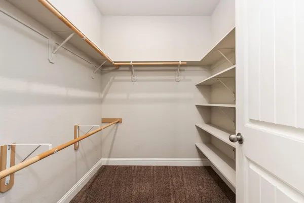 a view of walk in closet
