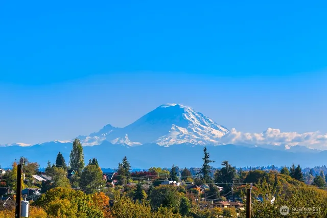 a view of a city with tall buildings