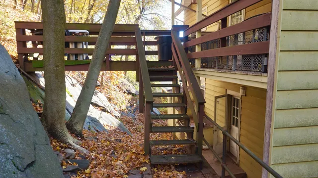 a view of livingroom with furniture and flat screen tv