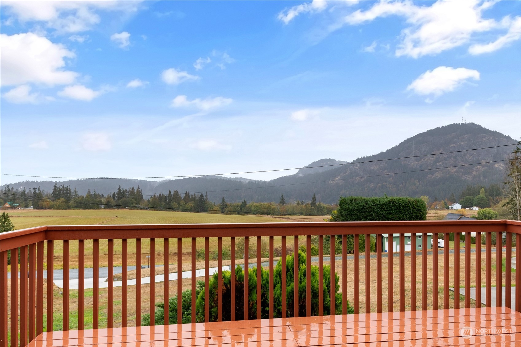 4736 Sharpe Road Anacortes, WA 98221 - Photo 17 of 40 a view of a wooden bridge