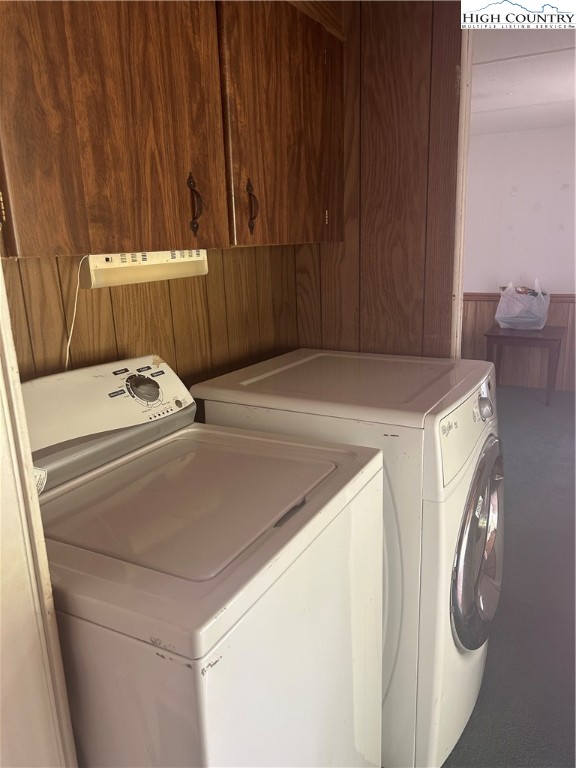 294 Walter Blevins Road Lansing, NC 28643 - Photo 6 of 15 a utility room with dryer and washer