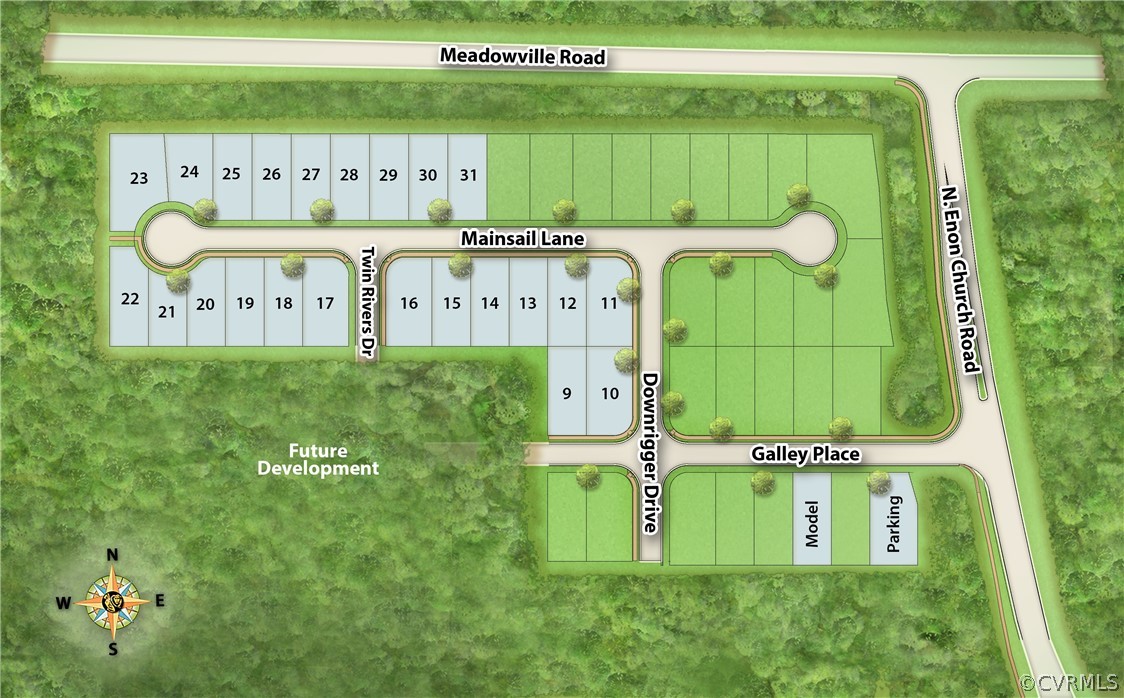 1706 Mainsail Lane Chester, VA 23836 - Photo 24 of 28 a view of a back yard