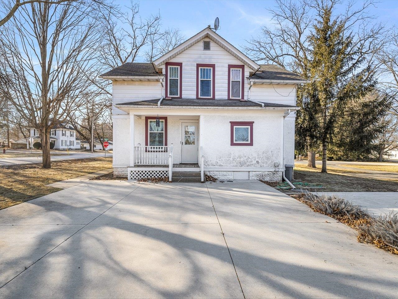 239 South Walnut Street Stillman Valley, IL 61084 - Photo 33 of 42 a front view of a house with a yard and garage