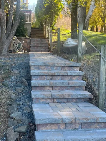 a view of outdoor space with garden