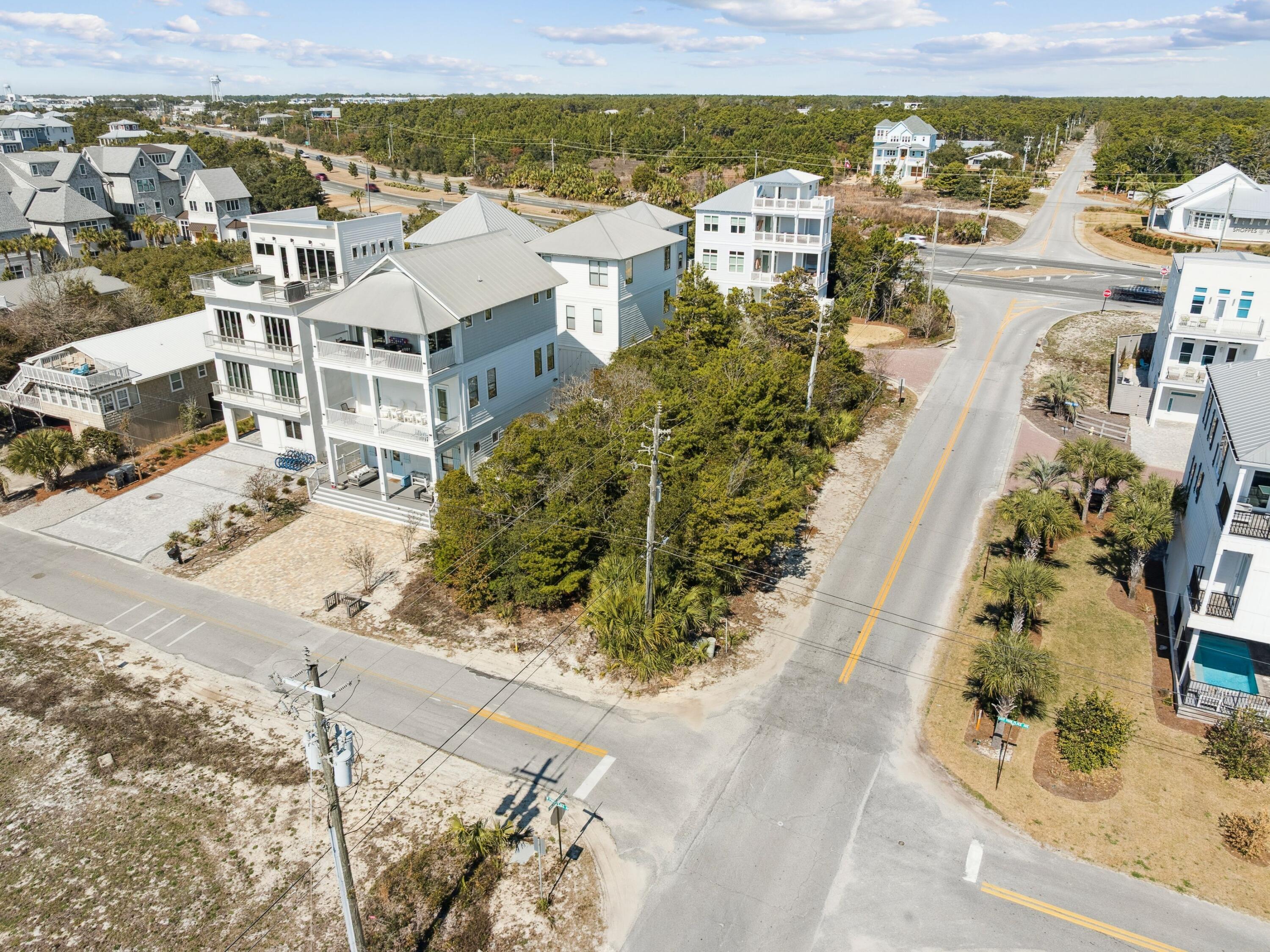 Lot 3 West Park Place Ave Inlet Beach Inlet Beach, FL 32461 - Photo 8 of 10 an aerial view of residential houses with outdoor space