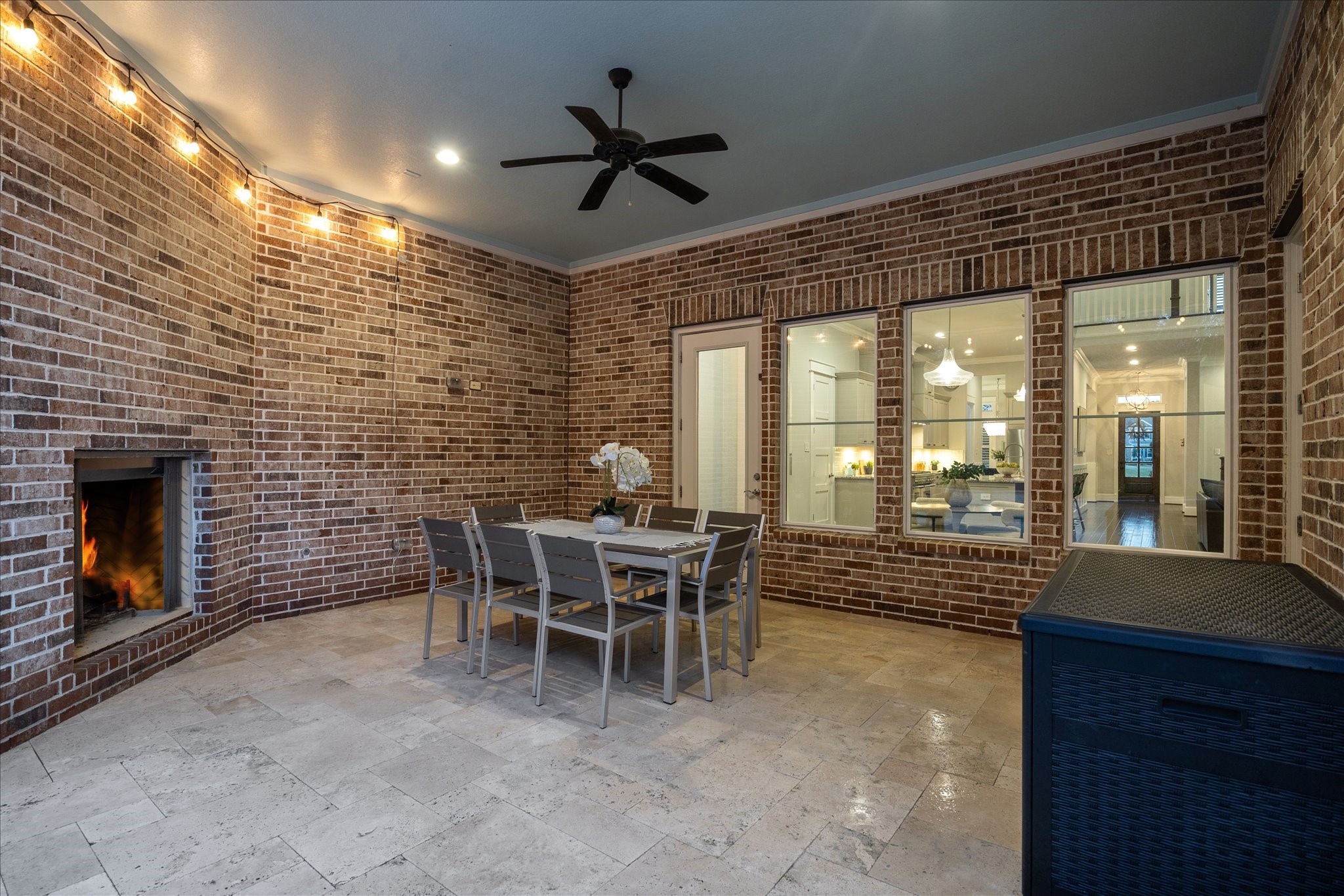 2223 Blue Duck Lane Conroe, TX 77384 - Photo 32 of 38 a view of a dining room with furniture window and outside view