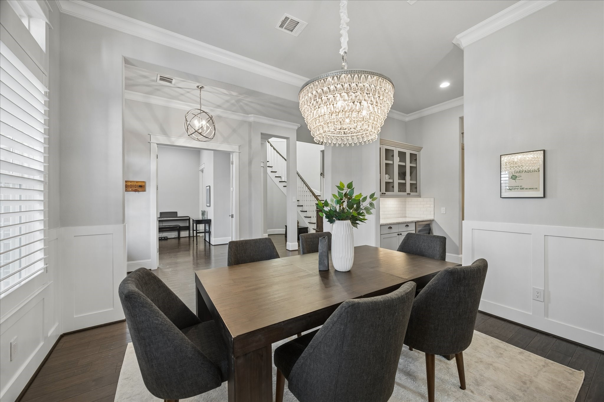 2223 Blue Duck Lane Conroe, TX 77384 - Photo 5 of 38 a view of a dining room with furniture