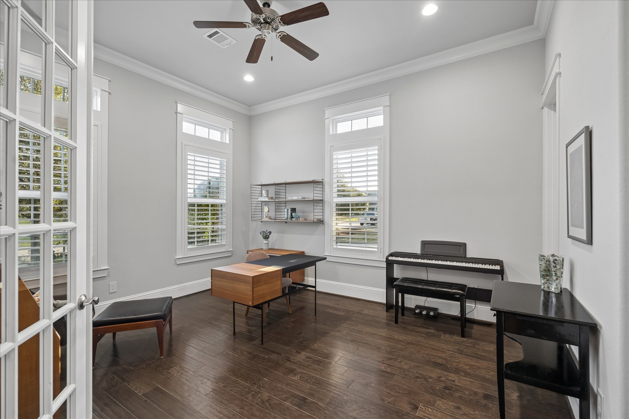 2223 Blue Duck Lane Conroe, TX 77384 - Photo 6 of 38 a view of a workspace with furniture and a window