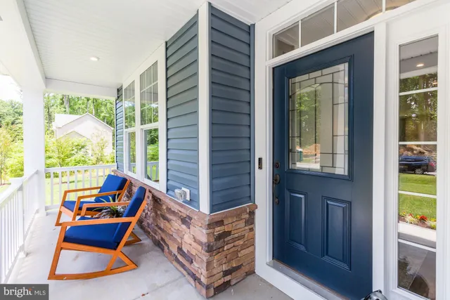 a room with furniture and front door