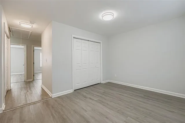 wooden floor in an empty room