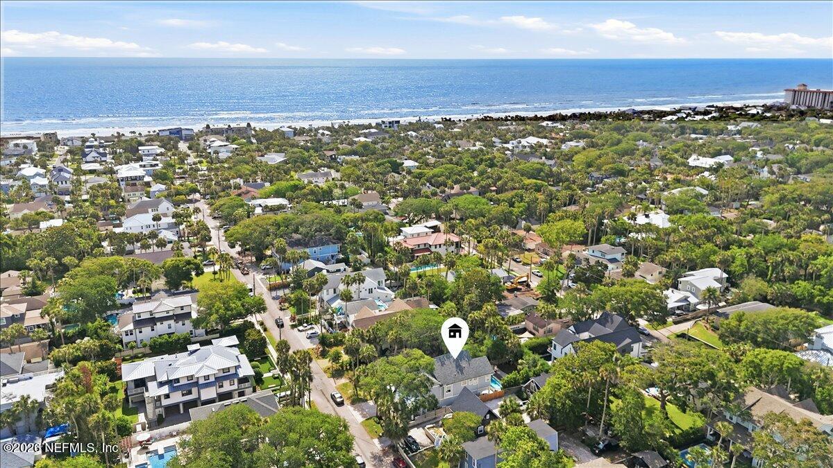 370 8th Street Atlantic Beach, FL 32233 - Photo 33 of 34 aerial to the beach