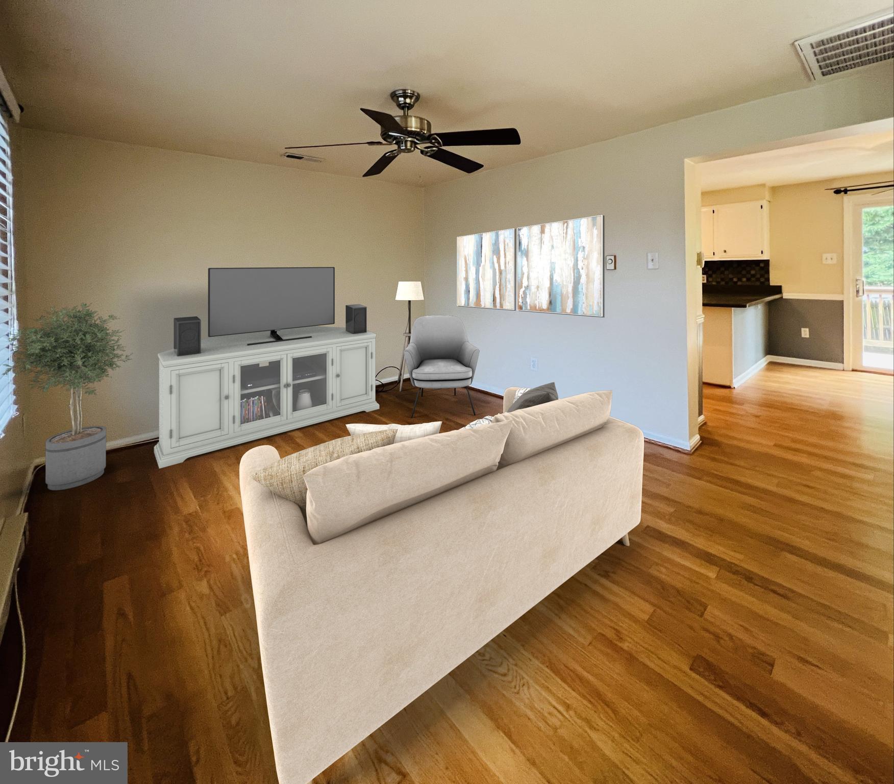 3305 Prowse Road Chesapeake Beach, MD 20732 - Photo 6 of 28 Family Room - Virtually Staged