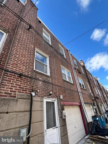 a view of a wooden door