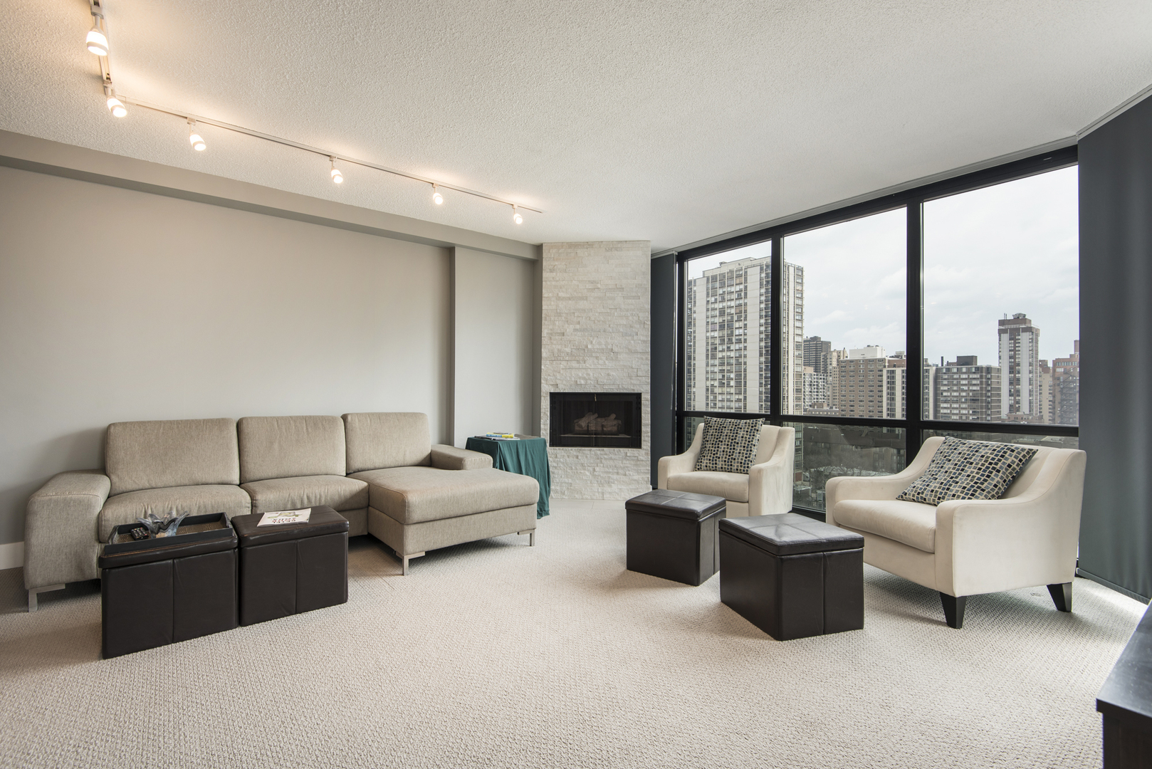 Undisclosed Address Chicago, IL 60610 - Photo 8 of 24 a living room with furniture and a large window