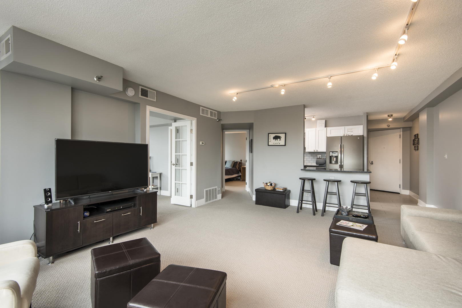 Undisclosed Address Chicago, IL 60610 - Photo 10 of 24 a living room with furniture and a flat screen tv