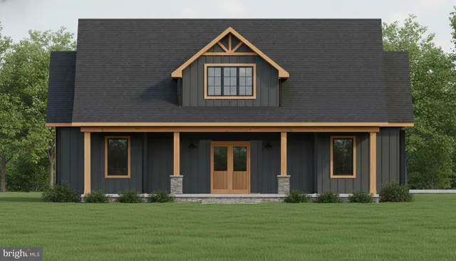 a front view of house with yard